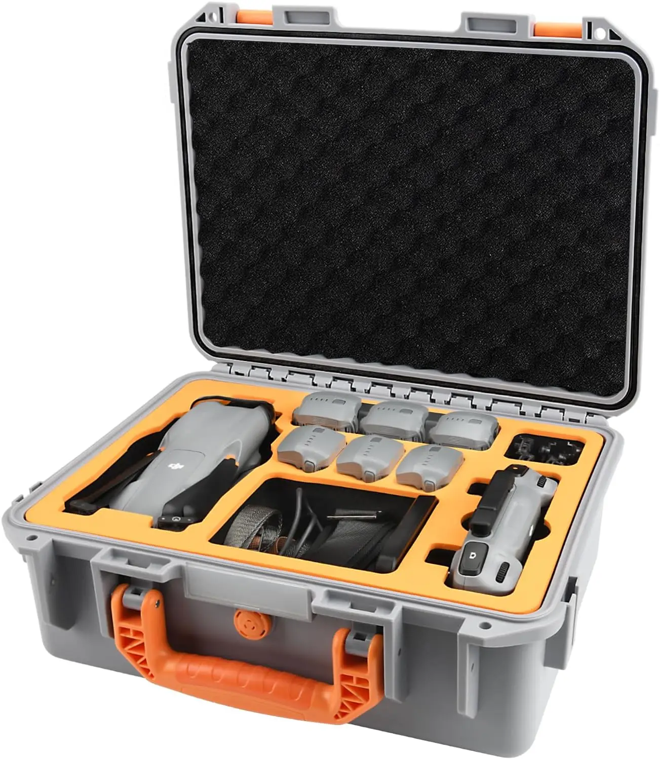 Водонепроницаемый жесткий кейс для дронов DJI Air 3S и Air 3, подходит для пультов дистанционного управления - серый
Водонепроницаемый жесткий кейс для дронов DJI Air 3S и Air 3, подходит для пультов дистанционного управления - серый
