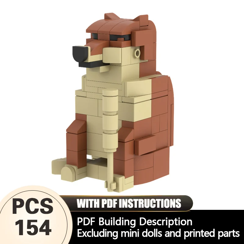 Creators Animal Series Model MOC Building Bricks Cheems Shiba Modular Technology Gifts Holiday Assemble Children Toys Suit
Creators Animal Series Model MOC Building Bricks Cheems Shiba Modular Technology Gifts Holiday Assemble Children Toys Suit