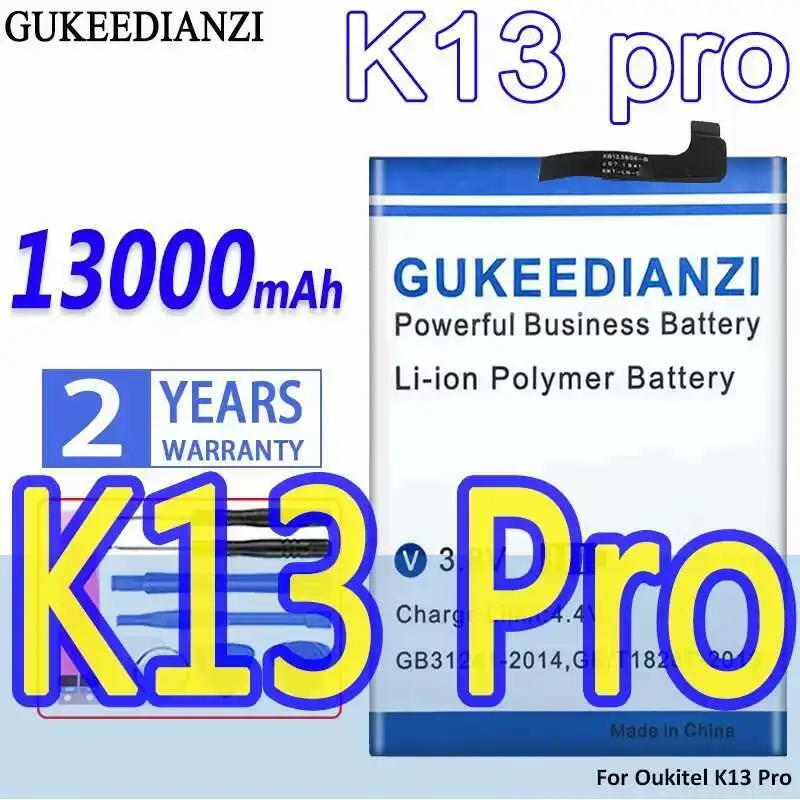 Аккумулятор мобильного телефона для Oukitel K13 Pro K13pro, стабильная, надежная замена, 13000 мАч
Аккумулятор мобильного телефона для Oukitel K13 Pro K13pro, стабильная, надежная замена, 13000 мАч