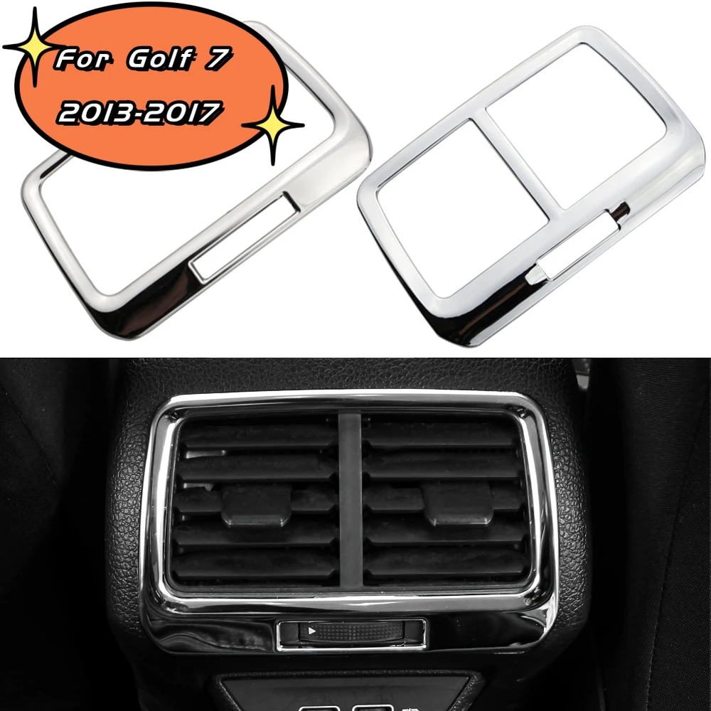 ABS/Steel Car Rear A/C Air Vent Outlet Cover Frame Sticker Trim for Volkswagen VW Golf 7 7.5 MK7 MK7.5 2013 - 2019 Accessories
ABS/Steel Car Rear A/C Air Vent Outlet Cover Frame Sticker Trim for Volkswagen VW Golf 7 7.5 MK7 MK7.5 2013 - 2019 Accessories