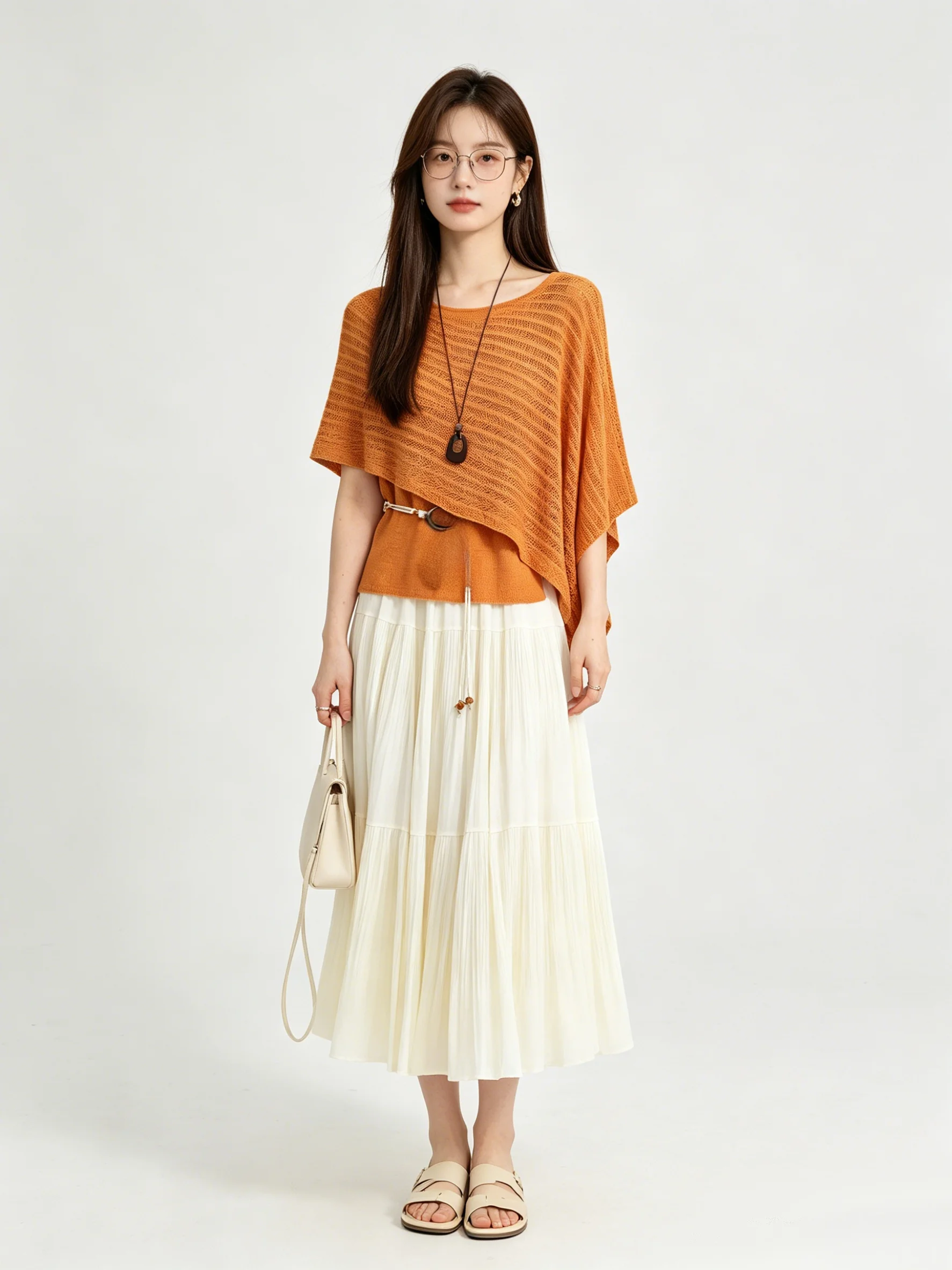 Summer Gentle Wind Skin-friendly Anti-aging Set Strap Vest Shawl Slimming Gentle Half-skirt Set Korean Style Breathable Light...
Summer Gentle Wind Skin-friendly Anti-aging Set Strap Vest Shawl Slimming Gentle Half-skirt Set Korean Style Breathable Light...