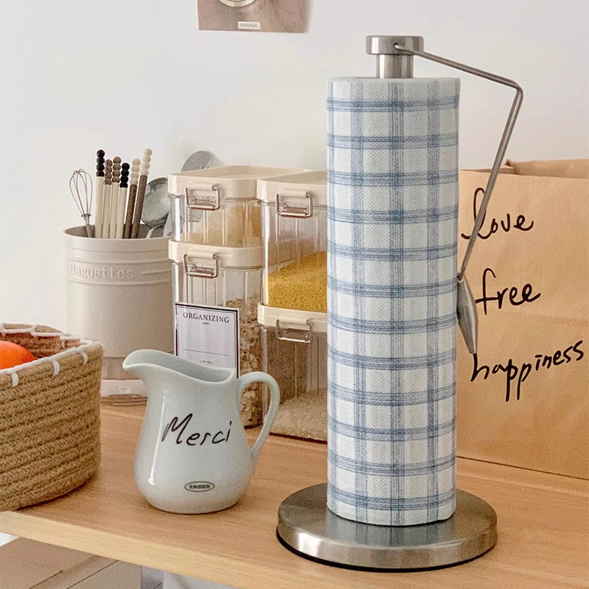 Nordic Kitchen Napkin Rack Stainless Steel Paper Holder Shelf Tissue Support Stand Organizer Aesthetic Home Decor Accessories
Nordic Kitchen Napkin Rack Stainless Steel Paper Holder Shelf Tissue Support Stand Organizer Aesthetic Home Decor Accessories