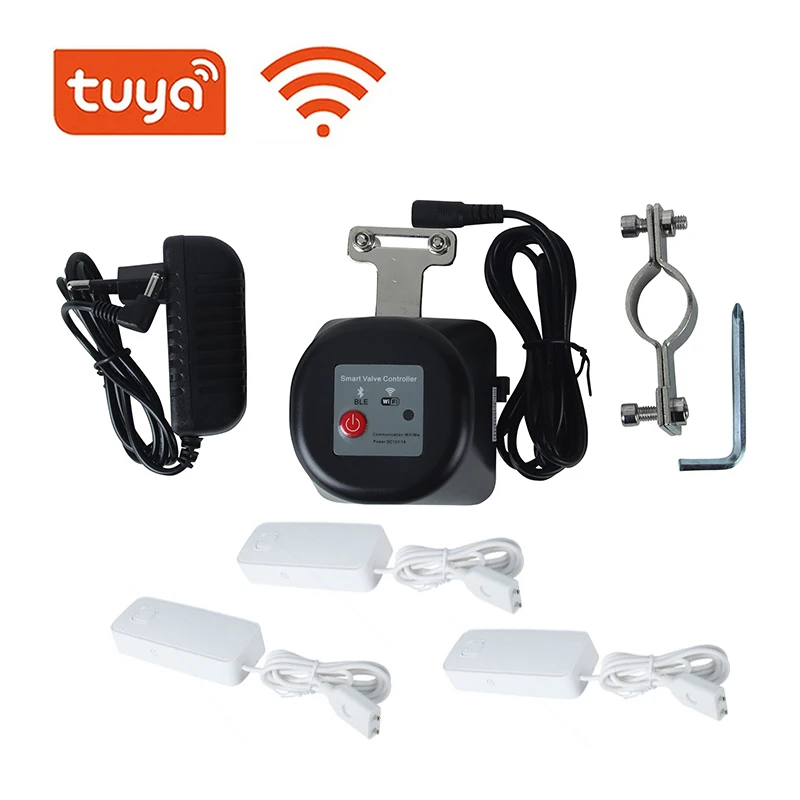 Tuya WiFi Water Leak Detector Complete Set 1/2" 3/4" Motorized Valve Manipulator with 3 Water Sensors Flood Prevention Security
Tuya WiFi Water Leak Detector Complete Set 1/2" 3/4" Motorized Valve Manipulator with 3 Water Sensors Flood Prevention Security