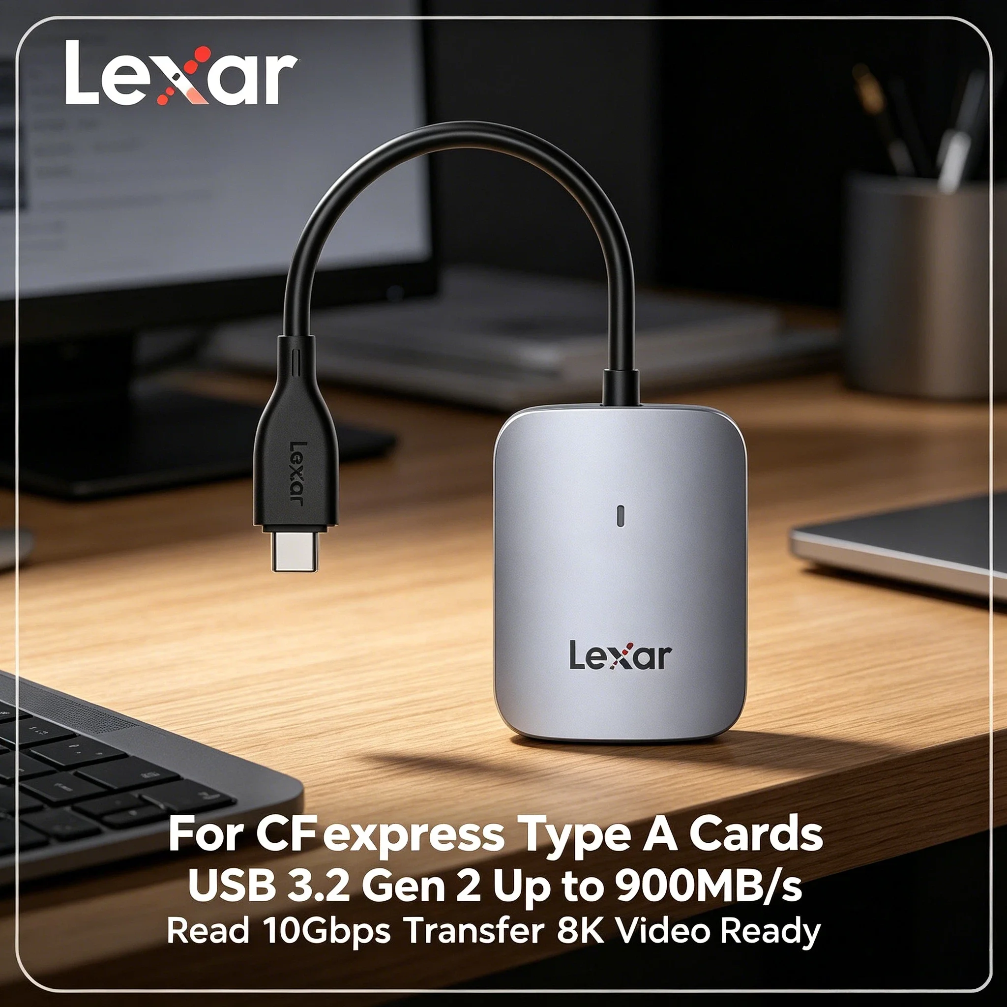 Original Lexar CFexpress Type A Card Reader USB 3.2 Gen 2 Type C/A Memory Card CFe A Card Reader Up to 10Gbps
Original Lexar CFexpress Type A Card Reader USB 3.2 Gen 2 Type C/A Memory Card CFe A Card Reader Up to 10Gbps