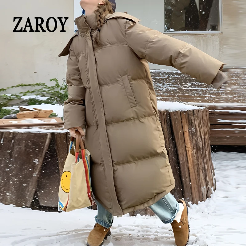 ZAROY 신상재킷 Winter Clothes Women Hooded Long Coats Casual Solid Thicken Warm Cotton Padded Outwear Hooded Parkas Верхня
ZAROY 신상재킷 Winter Clothes Women Hooded Long Coats Casual Solid Thicken Warm Cotton Padded Outwear Hooded Parkas Верхня