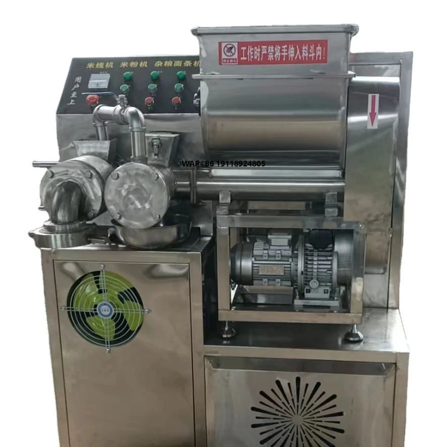 Cheap Price 100kg/h Silk Noodles Extruder/Rice Vermicelli Noodles Making Machine Automatic
Cheap Price 100kg/h Silk Noodles Extruder/Rice Vermicelli Noodles Making Machine Automatic