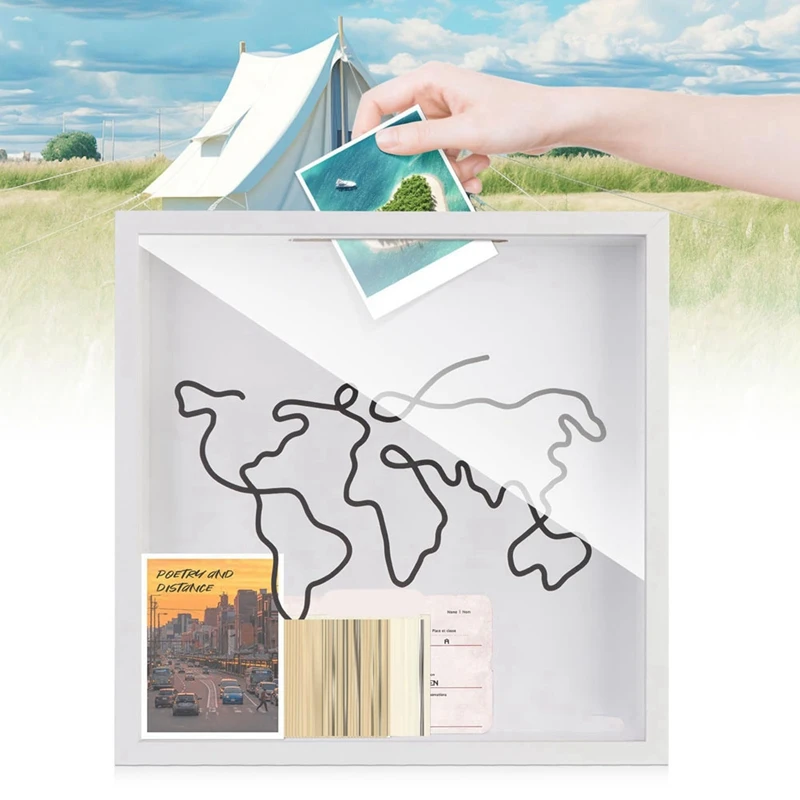 1PCS Adventure Archive Box Travel Shadow Box With Slot, Memory Boxes For Keepsakes A
1PCS Adventure Archive Box Travel Shadow Box With Slot, Memory Boxes For Keepsakes A