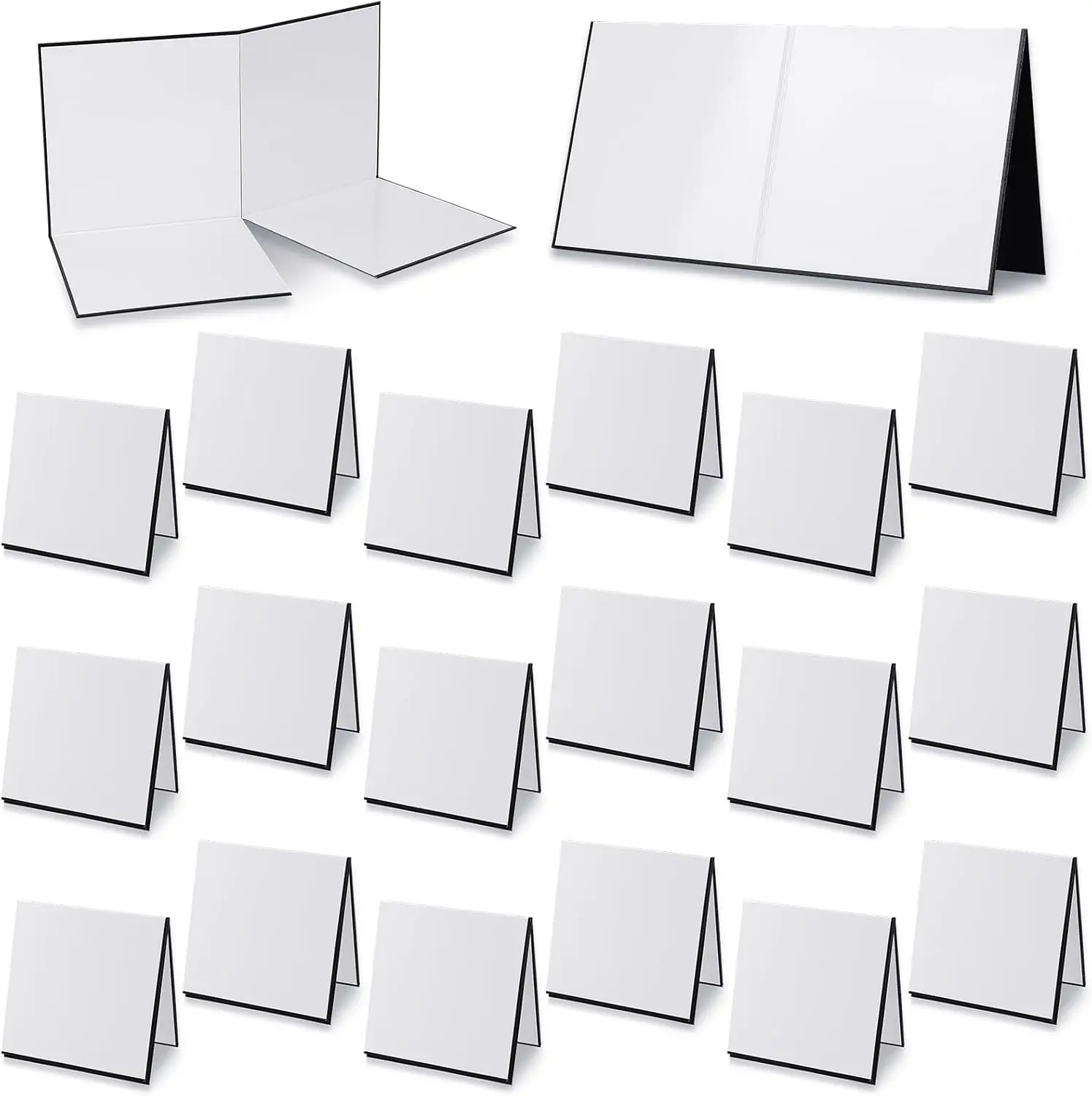 20 Pack Folding Blank Game Board 18x18 Inches, Quad Fold Dry Erase Board for DIY Games Classroom Activities
20 Pack Folding Blank Game Board 18x18 Inches, Quad Fold Dry Erase Board for DIY Games Classroom Activities