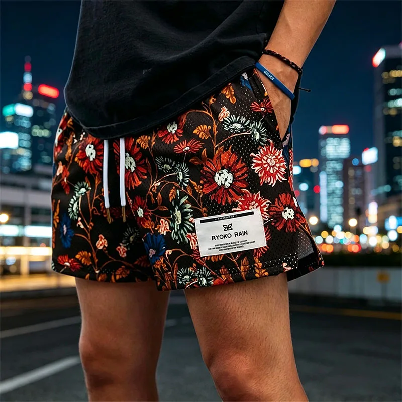 RYOKO RAIN Quick-Drying Mesh Shorts for Men And Women Summer Fashion Beach Casual Sports Quarter Pants
RYOKO RAIN Quick-Drying Mesh Shorts for Men And Women Summer Fashion Beach Casual Sports Quarter Pants