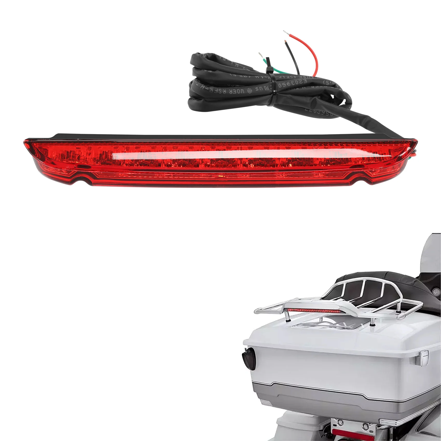 Luggage Rack Tail Brake Light LED For Harley Touring Electra Street Glide Road King 1993-2013 Air Wing Motorcycle
Luggage Rack Tail Brake Light LED For Harley Touring Electra Street Glide Road King 1993-2013 Air Wing Motorcycle