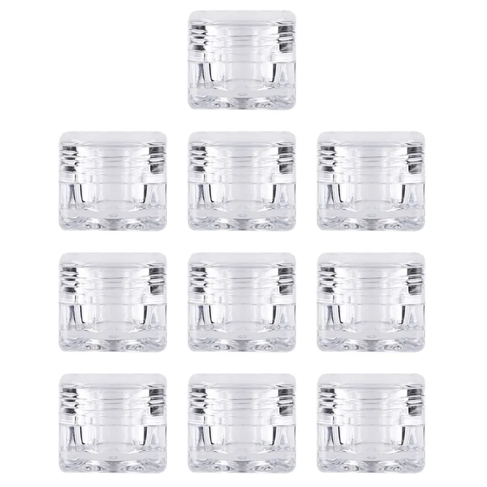 10 Pcs Travel Size Jars Creams Jar Portable Storage Dispenser Empty Jar For Shampoo Conditioner Lotion Cream Practical
10 Pcs Travel Size Jars Creams Jar Portable Storage Dispenser Empty Jar For Shampoo Conditioner Lotion Cream Practical