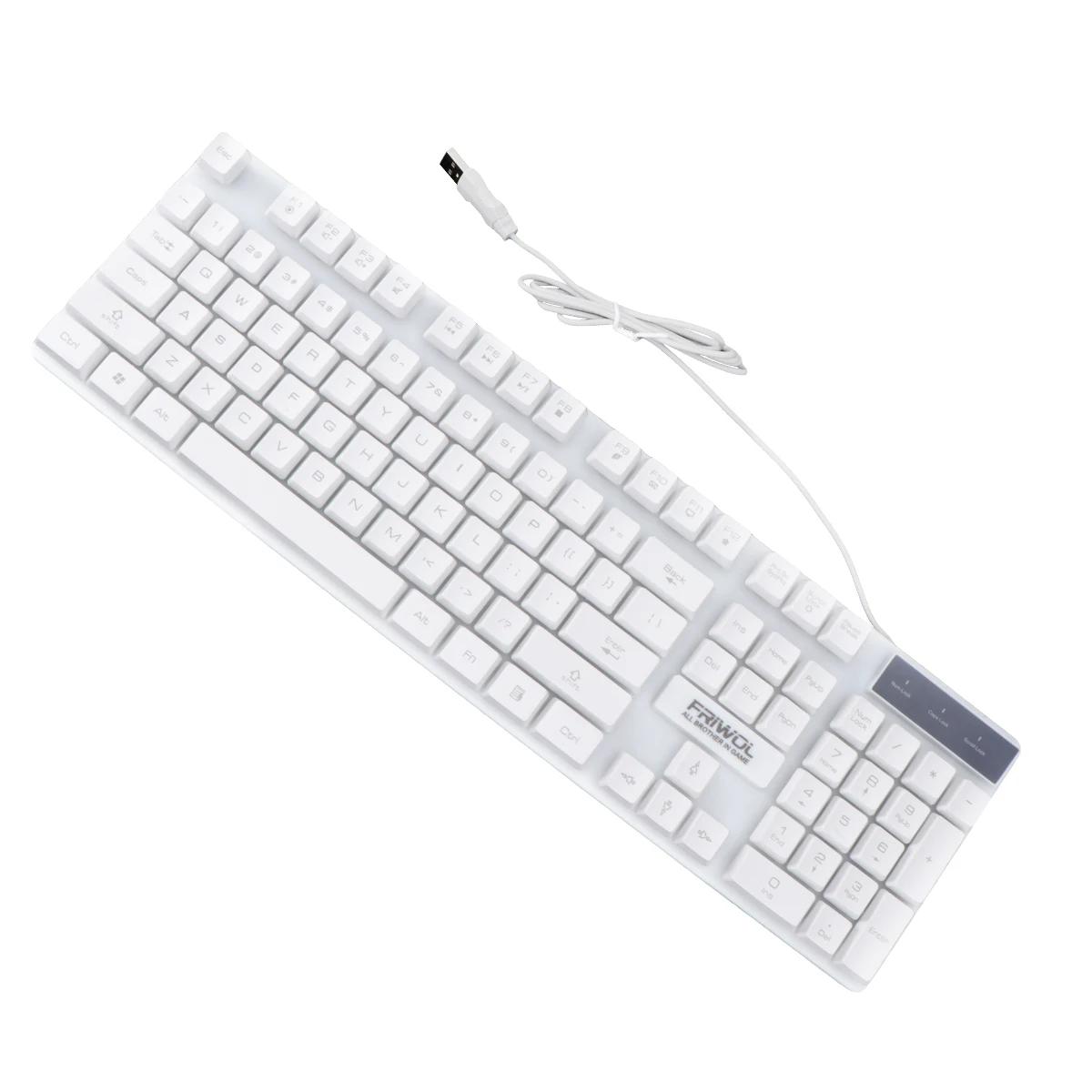 Wired Keyboard Gaming Computer Laptop White Desktop Practical Mechanical Keyboard. Electronic
Wired Keyboard Gaming Computer Laptop White Desktop Practical Mechanical Keyboard. Electronic