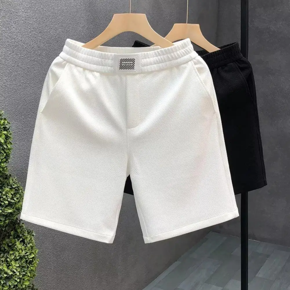 Basic Style Men Trousers Casual Men's Summer Shorts with Elastic Waist Wide Leg Design Solid Color Comfortable for Sport
Basic Style Men Trousers Casual Men's Summer Shorts with Elastic Waist Wide Leg Design Solid Color Comfortable for Sport