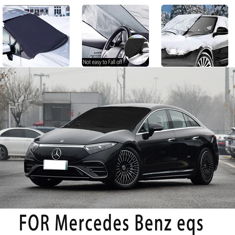 Car snow cover front for Mercedes Benz eqs Snowblock heat insulation sunshade Antifreeze wind Frost prevention car accessories
Car snow cover front for Mercedes Benz eqs Snowblock heat insulation sunshade Antifreeze wind Frost prevention car accessories