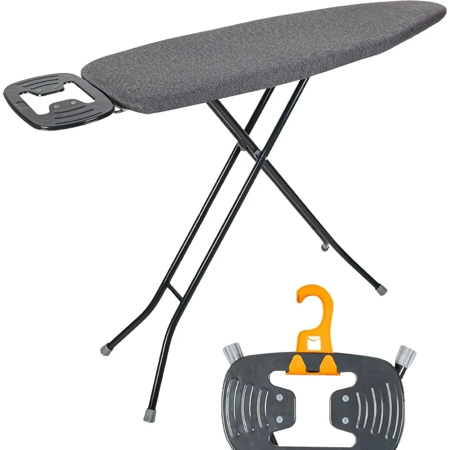 Ironing Board with Iron Rest, Iron Board with 3 Layers Extra Thick Cover, Compact and Space Saver Foldable Ironing Board, Adjust
Ironing Board with Iron Rest, Iron Board with 3 Layers Extra Thick Cover, Compact and Space Saver Foldable Ironing Board, Adjust