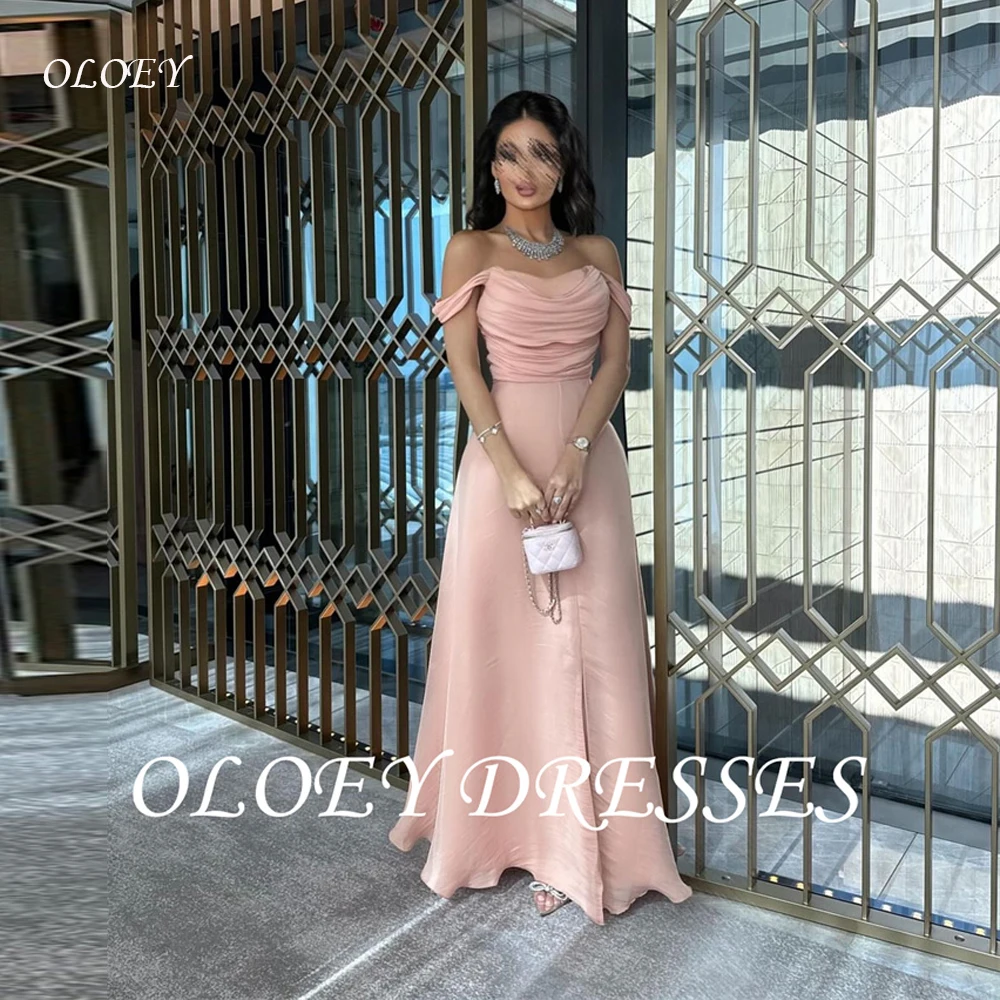 OLOEY Elegant Pink Evening Dresses Arabic Women Off Shoulder Silk Organza Pleats Floor Length Prom Gowns Formal Party CUSTOMIZED
OLOEY Elegant Pink Evening Dresses Arabic Women Off Shoulder Silk Organza Pleats Floor Length Prom Gowns Formal Party CUSTOMIZED