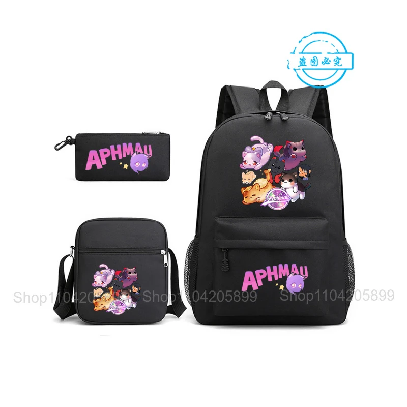 Aphmau Backpack Student Mochila School Bag Pencil Case Shoulder Bag 3PCS Set Fashion Girls Boys Game Cartoon SchoolBag Gift
Aphmau Backpack Student Mochila School Bag Pencil Case Shoulder Bag 3PCS Set Fashion Girls Boys Game Cartoon SchoolBag Gift
