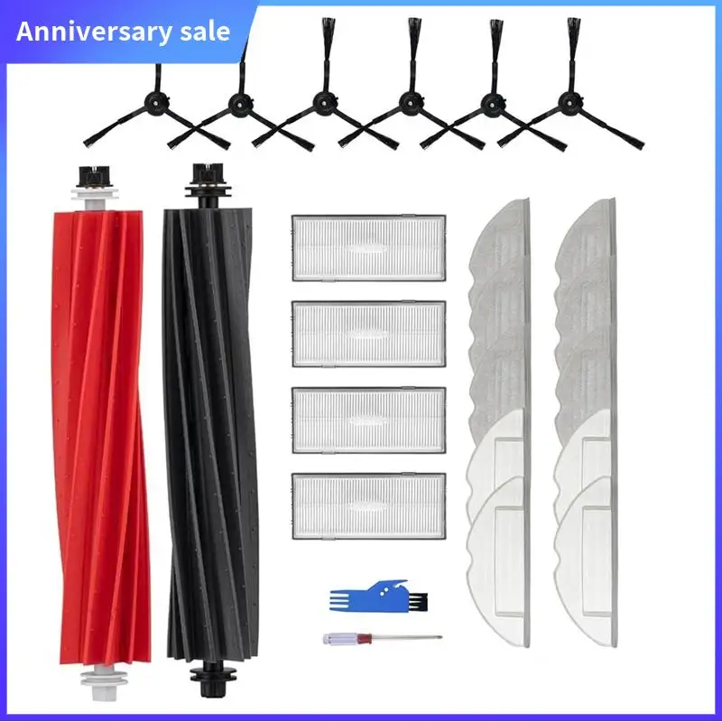 A75P-For Roborock S8 S8 Pro Ultra S8+ Spare Parts Main Side Brushes Mop Cloths HEPA Filters Replacement Parts
A75P-For Roborock S8 S8 Pro Ultra S8+ Spare Parts Main Side Brushes Mop Cloths HEPA Filters Replacement Parts