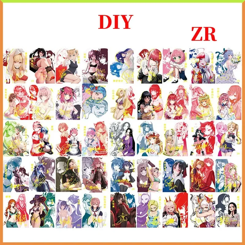 Anime Goddess Story DIY ACG Laser ZR Flash Card Makima Tokisaki Kurumi Marnie Toys for boys Collectible Cards Birthday Present
Anime Goddess Story DIY ACG Laser ZR Flash Card Makima Tokisaki Kurumi Marnie Toys for boys Collectible Cards Birthday Present