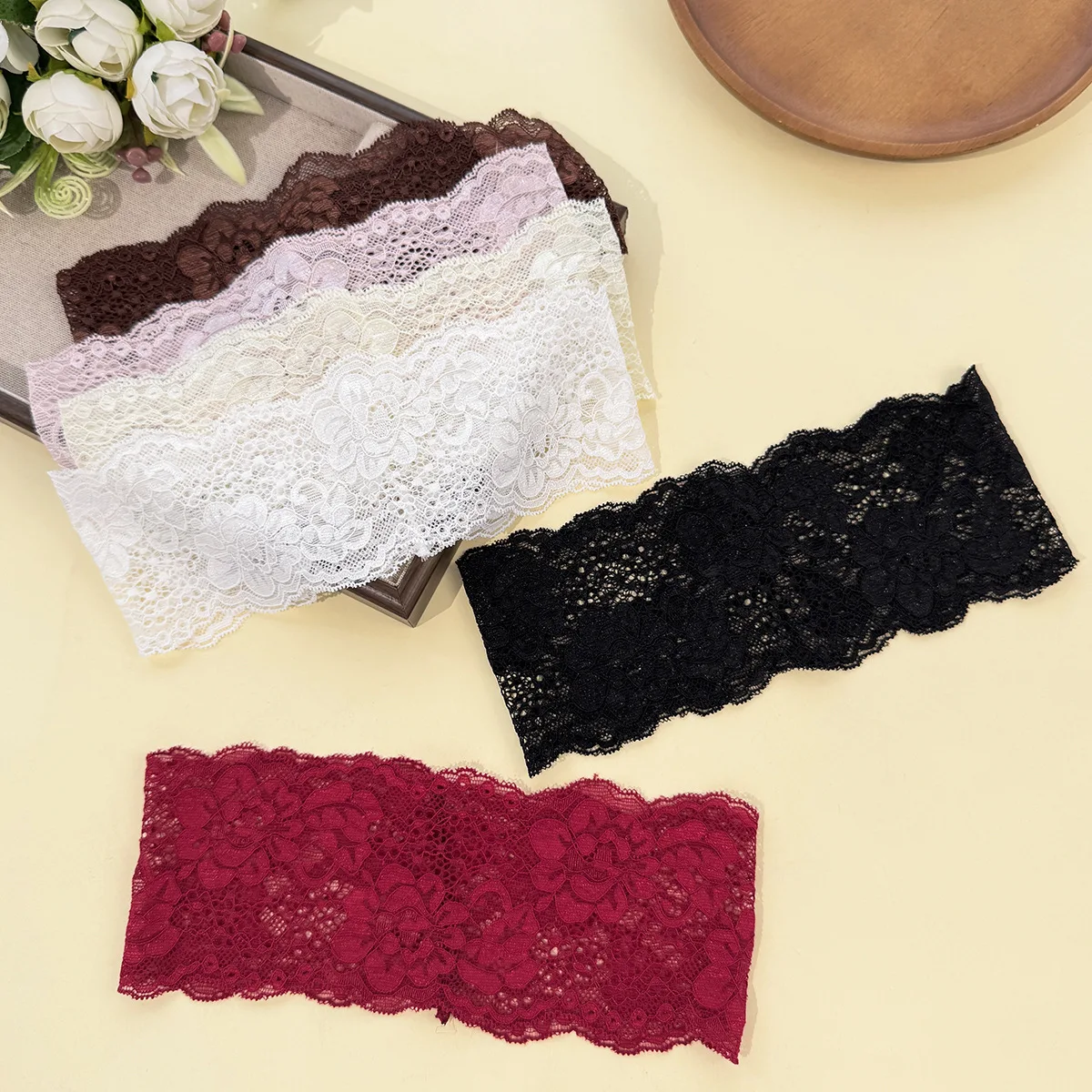 36pc Fashion Lace Embroidery Headwraps Set Wide Elastic Turban Hairbands for Women And Girls European Hair Accessories
36pc Fashion Lace Embroidery Headwraps Set Wide Elastic Turban Hairbands for Women And Girls European Hair Accessories