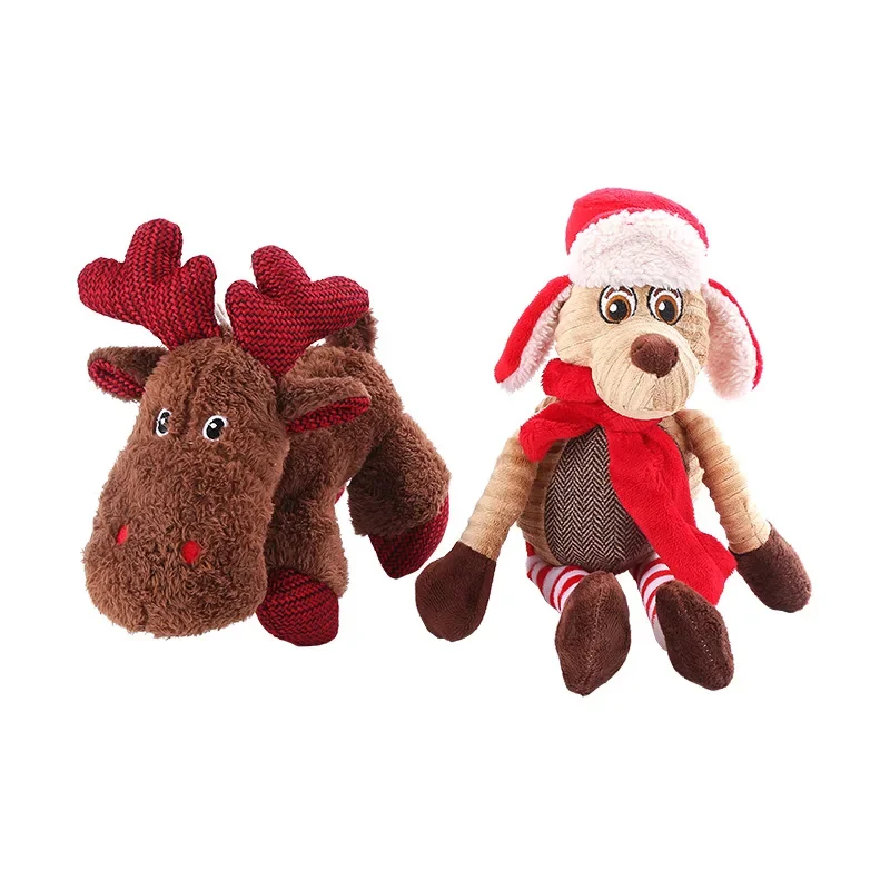 Pet Christmas Elk Plush Pet Supplies Durable Teeth Grinding Interactive Toy Dog Accessories Dog Toys for Small Dogs
Pet Christmas Elk Plush Pet Supplies Durable Teeth Grinding Interactive Toy Dog Accessories Dog Toys for Small Dogs