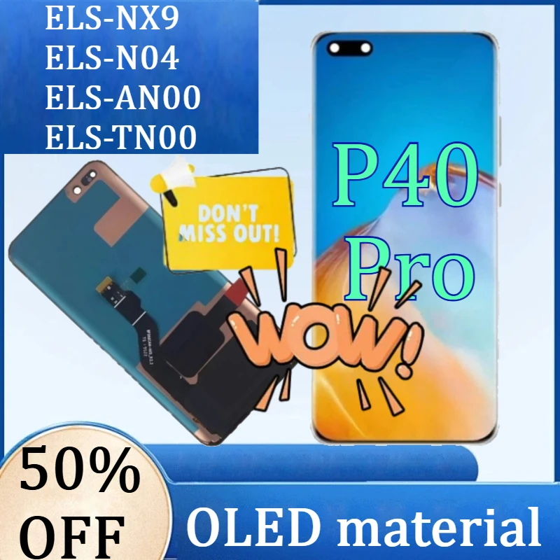 For P40Pro New OLED For HUAWEI P40 Pro ELS-NX9 ELS-N04 ELS-AN00 ELS-TN00 LCD Display Touch Screen Digitizer Assembly Replacement
For P40Pro New OLED For HUAWEI P40 Pro ELS-NX9 ELS-N04 ELS-AN00 ELS-TN00 LCD Display Touch Screen Digitizer Assembly Replacement