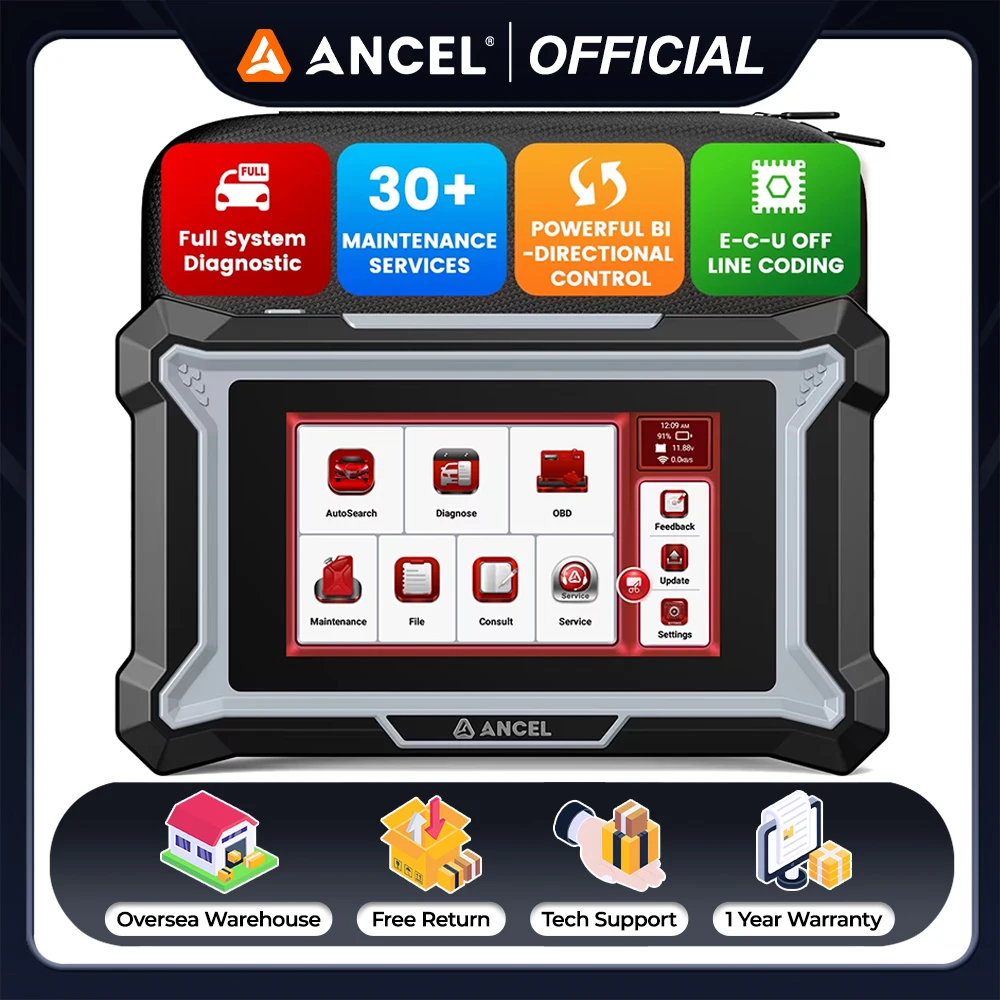 ANCEL DS160 OBD2 Auto Diagnostic Tools All System Active Tester DPF Regen Oil ABS EPB DPF TPMS SAS BMS IMMO 30 Reset Car Scanner
ANCEL DS160 OBD2 Auto Diagnostic Tools All System Active Tester DPF Regen Oil ABS EPB DPF TPMS SAS BMS IMMO 30 Reset Car Scanner