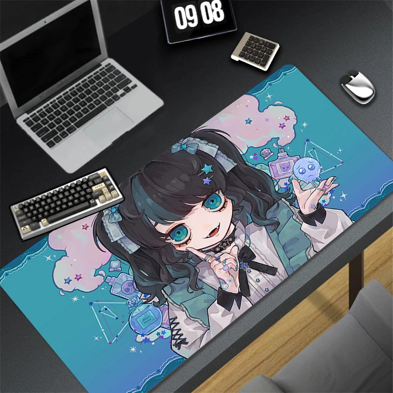 Gaming Extended Mouse Pad Gamer PC Computer Anime Girls Keyboard Pad Extended Desk Mat Offices Laptop Interior Accessories Rug