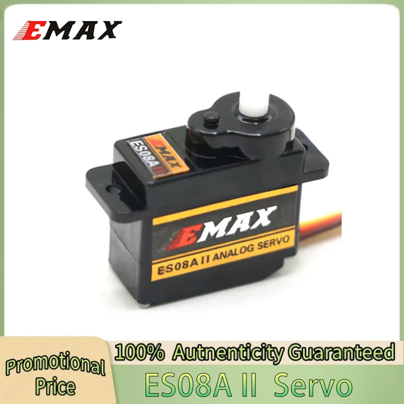 EMAX ES08A II 9g Micro Servo Plastic Gear Analog Mini Servo1.8kg/Sec for RC Models Fixed Wing 3D Airplane Replacement DIY Parts
EMAX ES08A II 9g Micro Servo Plastic Gear Analog Mini Servo1.8kg/Sec for RC Models Fixed Wing 3D Airplane Replacement DIY Parts