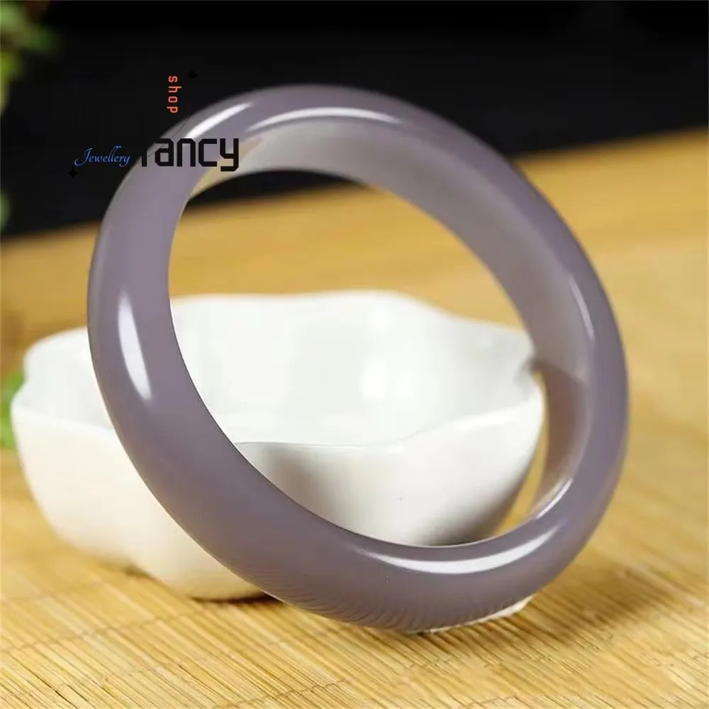Natural Hetian Jade Smoke Purple Bracelet High-grade Exquisite Luxury Quality Jewelry Sexy Young Girls Fashion Fine Holiday Gift
Natural Hetian Jade Smoke Purple Bracelet High-grade Exquisite Luxury Quality Jewelry Sexy Young Girls Fashion Fine Holiday Gift