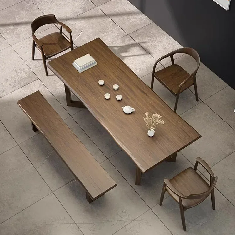 Simple modern tea table All solid wood tea table and chair combination Living room Home dining Creative coffee
Simple modern tea table All solid wood tea table and chair combination Living room Home dining Creative coffee