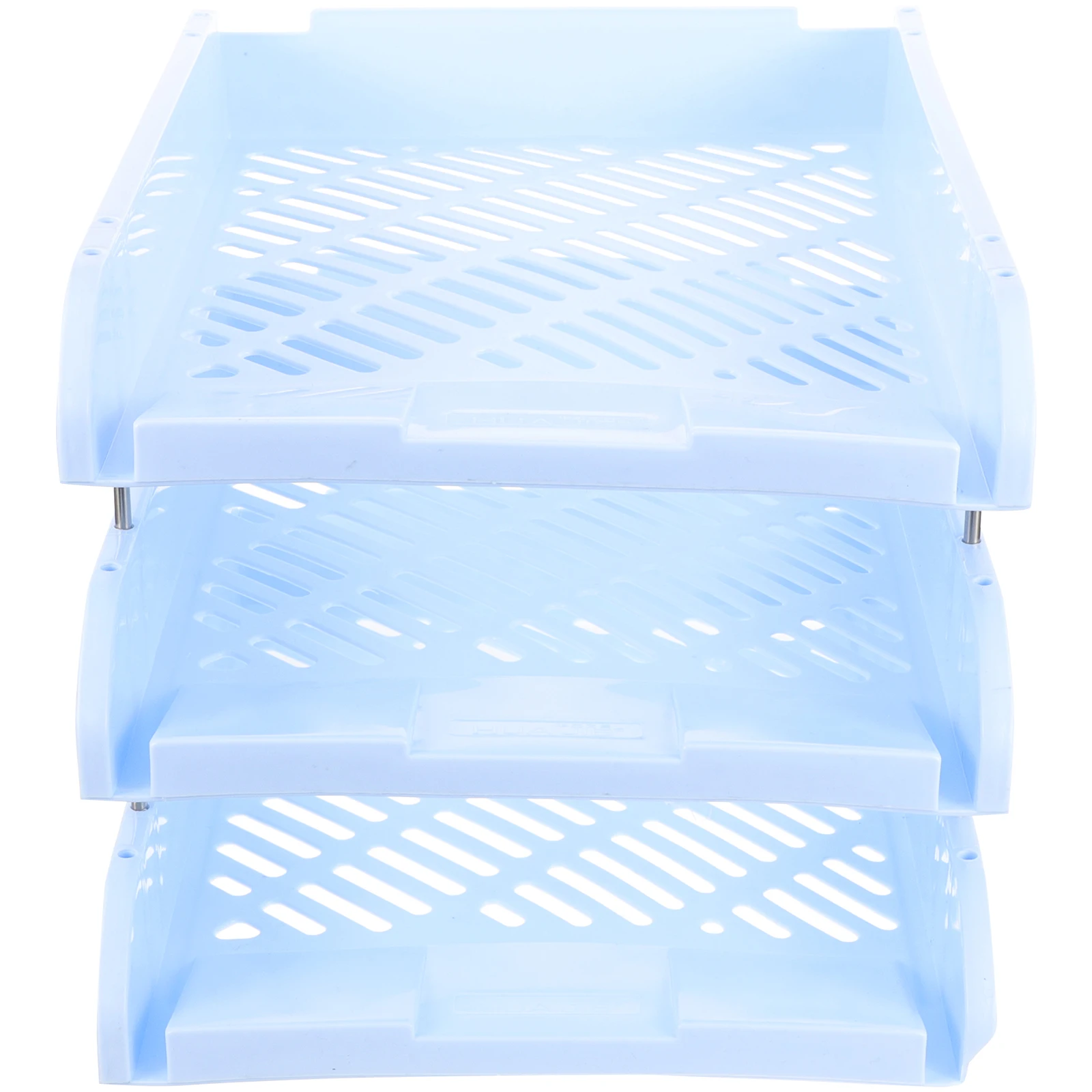 Three-Layer File Organizer Paper Storage Blue Stackable Document Tray for Office Letter File Rack for Folders
Three-Layer File Organizer Paper Storage Blue Stackable Document Tray for Office Letter File Rack for Folders