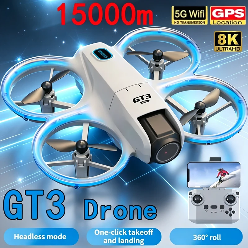 New GT3 MAX Drone 8K HD 4.3" Remote Control Headless Mode Helicopter 360° Flip Quadcopter Toys Mini Drone Fors Kid Toy Gifts
New GT3 MAX Drone 8K HD 4.3" Remote Control Headless Mode Helicopter 360° Flip Quadcopter Toys Mini Drone Fors Kid Toy Gifts
