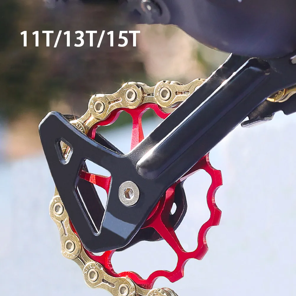 11-15T Wheel MTB Steel Bearing Jockey PulleyRoad Bicycle Aluminum Alloy Waterproof Rear Derailleur Bicycle Components Parts
11-15T Wheel MTB Steel Bearing Jockey PulleyRoad Bicycle Aluminum Alloy Waterproof Rear Derailleur Bicycle Components Parts