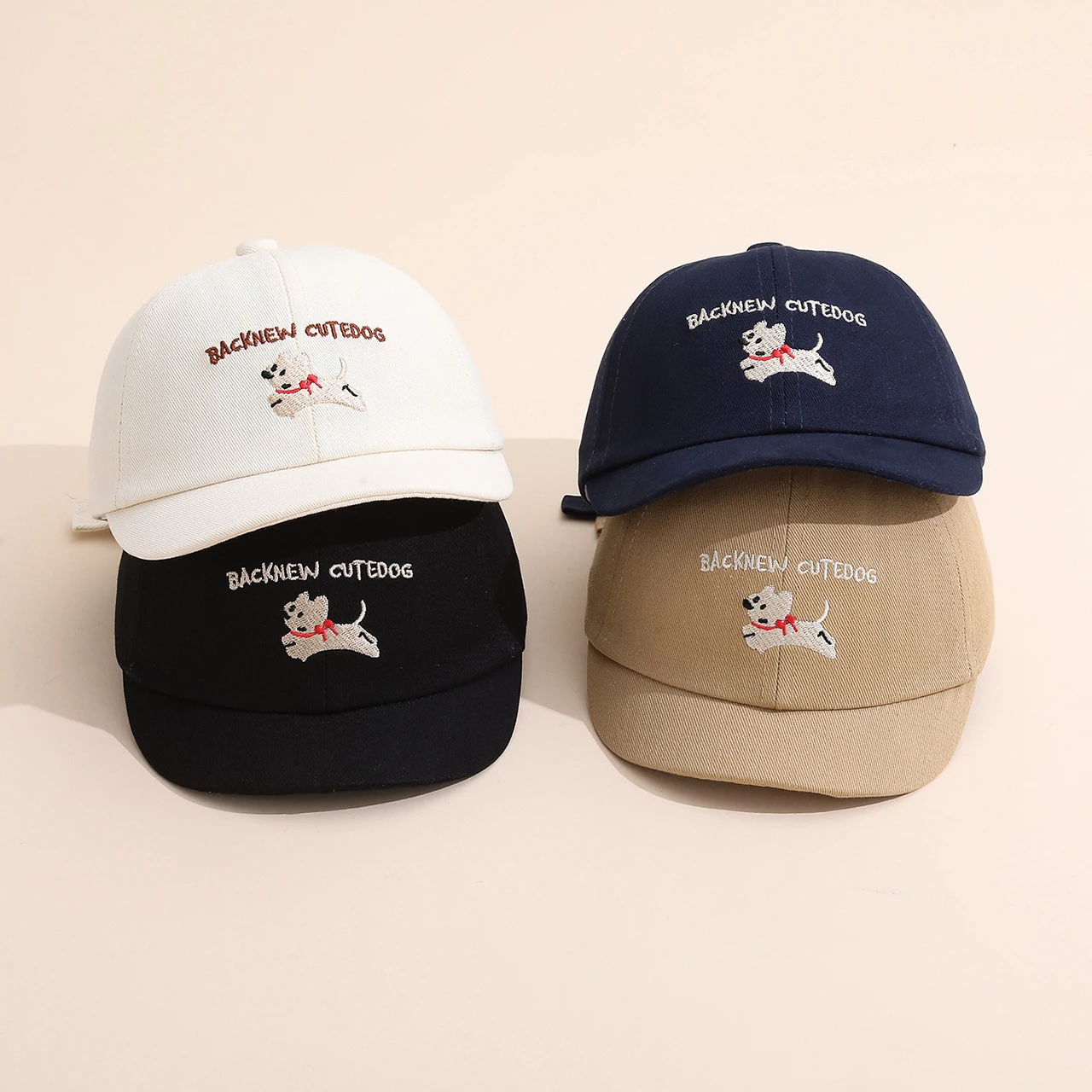 Cute Dog Embroidered Baby Baseball Hat Summer Short Brim Sun Hat for Toddler Boy Girl Cartoon Solid Color Infant Sun Hats
Cute Dog Embroidered Baby Baseball Hat Summer Short Brim Sun Hat for Toddler Boy Girl Cartoon Solid Color Infant Sun Hats