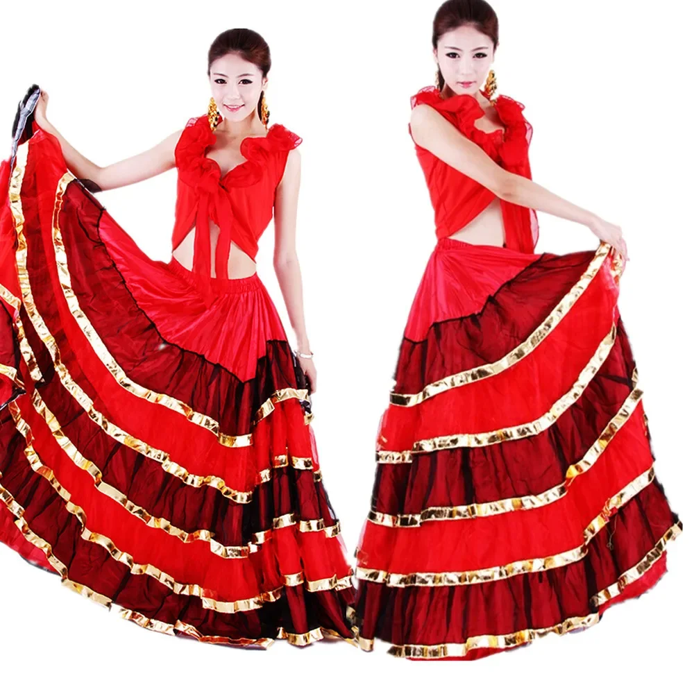 1pcs/lot woman fashion bullfight long dance skirt lady belly dance perfomance dancing gold ribbon skirt
1pcs/lot woman fashion bullfight long dance skirt lady belly dance perfomance dancing gold ribbon skirt