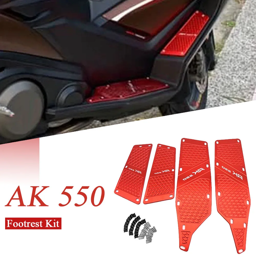 Motorcycle Foot Pegs Footrest Footboard Front and Rear Step One Set Floorboards Fits For KYMCO AK550 AK 550 ak550 2017-2022 2021
Motorcycle Foot Pegs Footrest Footboard Front and Rear Step One Set Floorboards Fits For KYMCO AK550 AK 550 ak550 2017-2022 2021