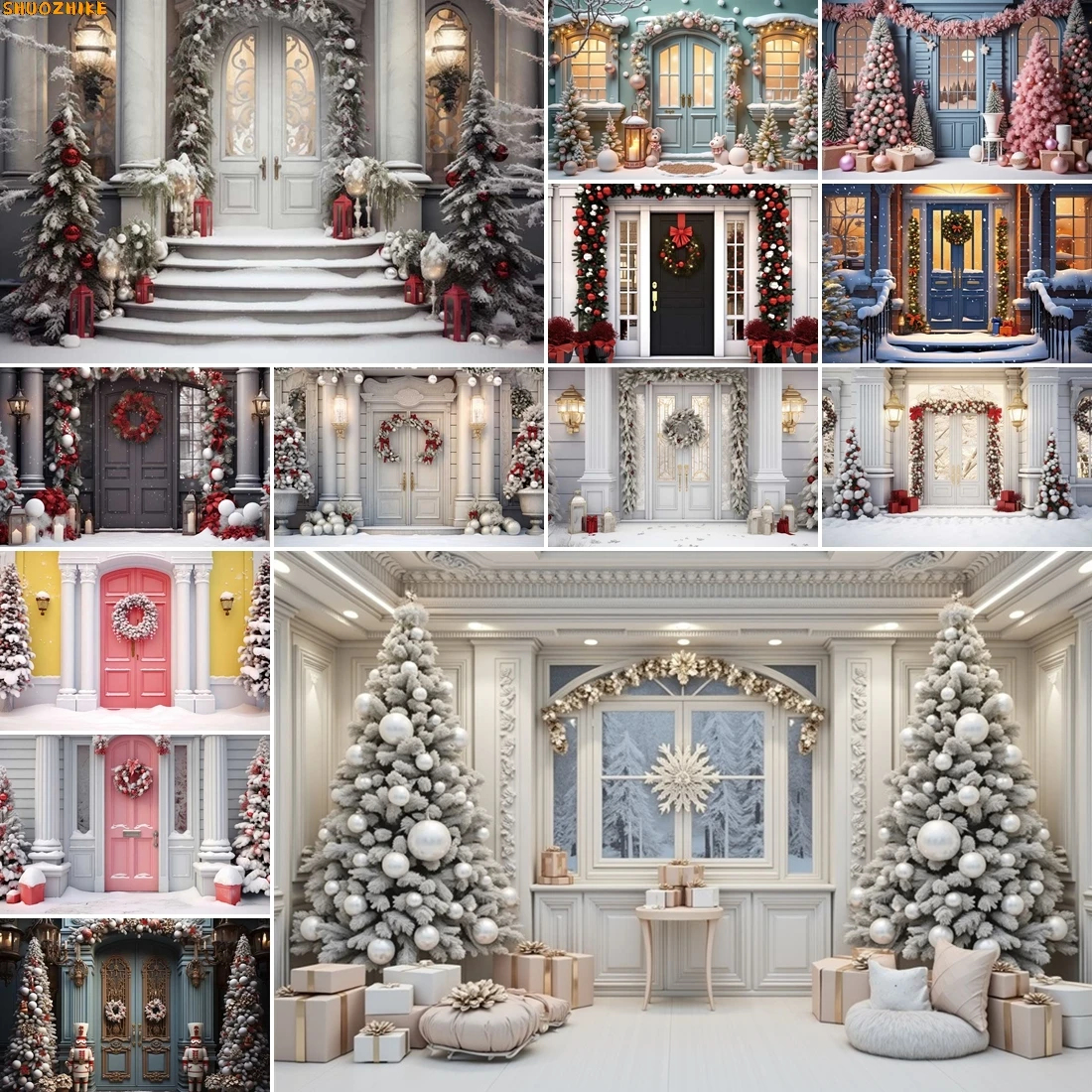 Christmas New Year Clock Decor Backdrop Photography Vintage Xmas Trees Gifts Snow Winter Indoor Photo Studio Background XD-01
Christmas New Year Clock Decor Backdrop Photography Vintage Xmas Trees Gifts Snow Winter Indoor Photo Studio Background XD-01