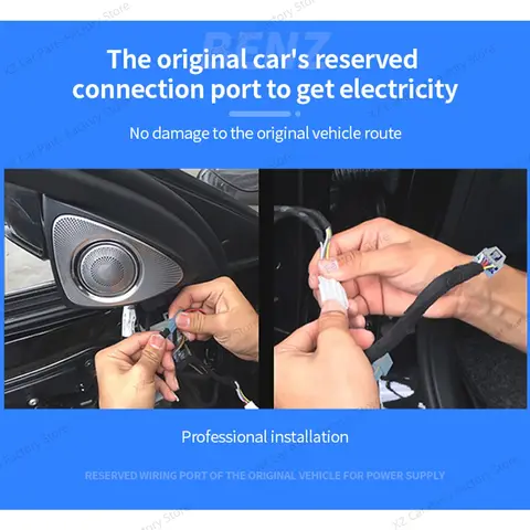 For Mercedes-benz C Glc E S W205 W213 W222 X253 64 Colors Led Rotating Tweeter Speaker Rgb Led Ambient Light 3d Horn Accessory