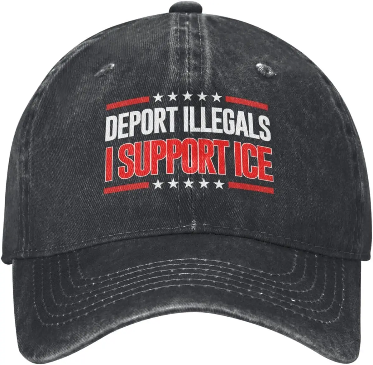 Deport Them All Illegals Hat I Stand with Ice Hat I Support Ice Hats Cap for Men Women Black 
Deport Them All Illegals Hat I Stand with Ice Hat I Support Ice Hats Cap for Men Women Black