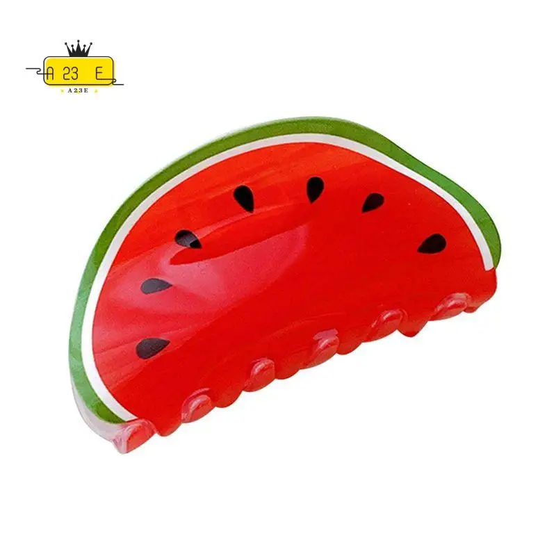 A23E-Hair Jaw Barrettes Hairpins Ponytail Holder Decor Accessories For Women Girls Watermelon
A23E-Hair Jaw Barrettes Hairpins Ponytail Holder Decor Accessories For Women Girls Watermelon