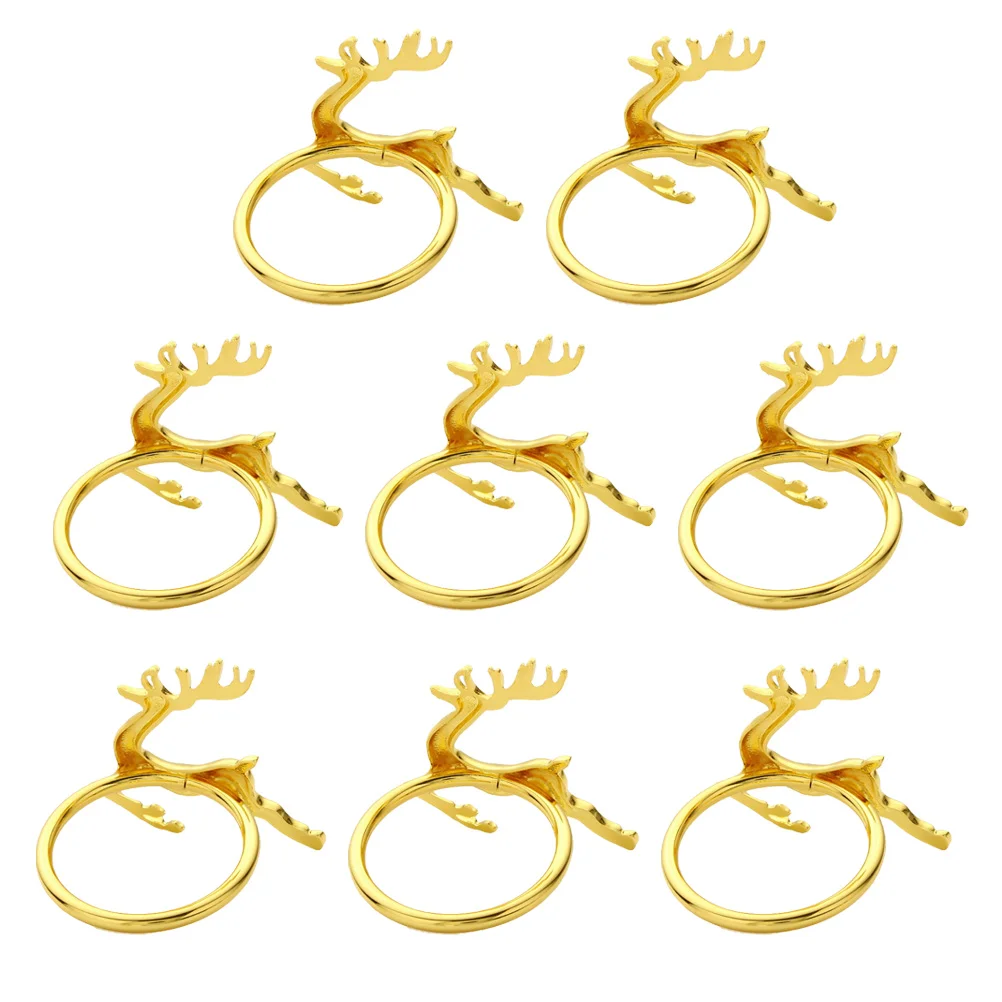 8 Pcs Christmas Decor Fawn Napkin Rings Ornament Gift Decorations Vintage Ornaments
8 Pcs Christmas Decor Fawn Napkin Rings Ornament Gift Decorations Vintage Ornaments