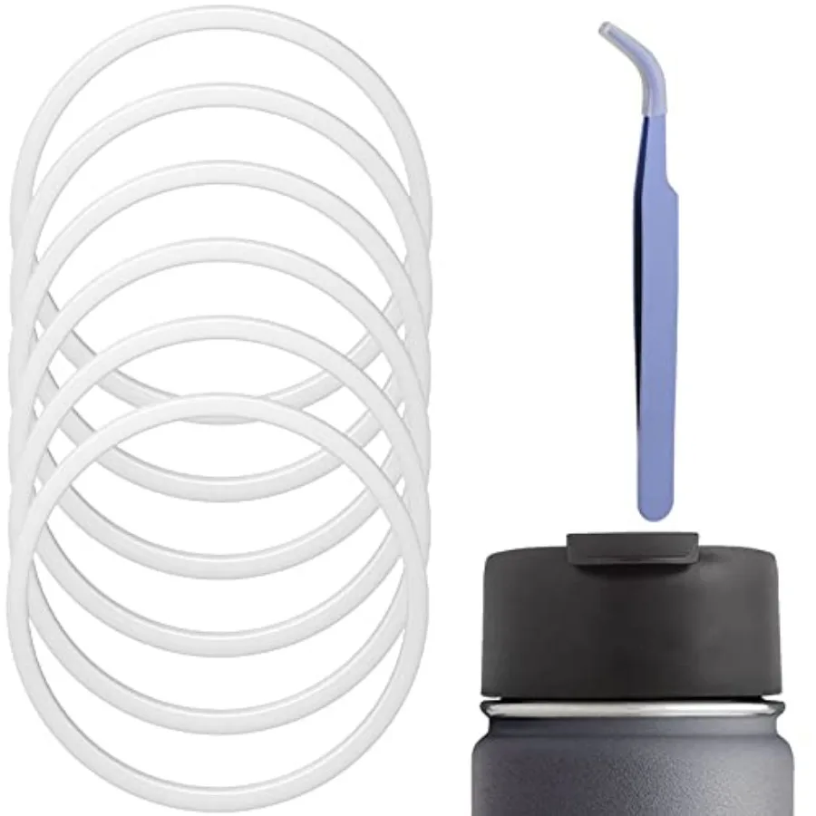 Gasket Replacement Compatible with Wide Mouth Flip Lid Cap 6 PCS Silicone O Ring Leak Proof Seal Compatible with Hydroflask 2
Gasket Replacement Compatible with Wide Mouth Flip Lid Cap 6 PCS Silicone O Ring Leak Proof Seal Compatible with Hydroflask 2