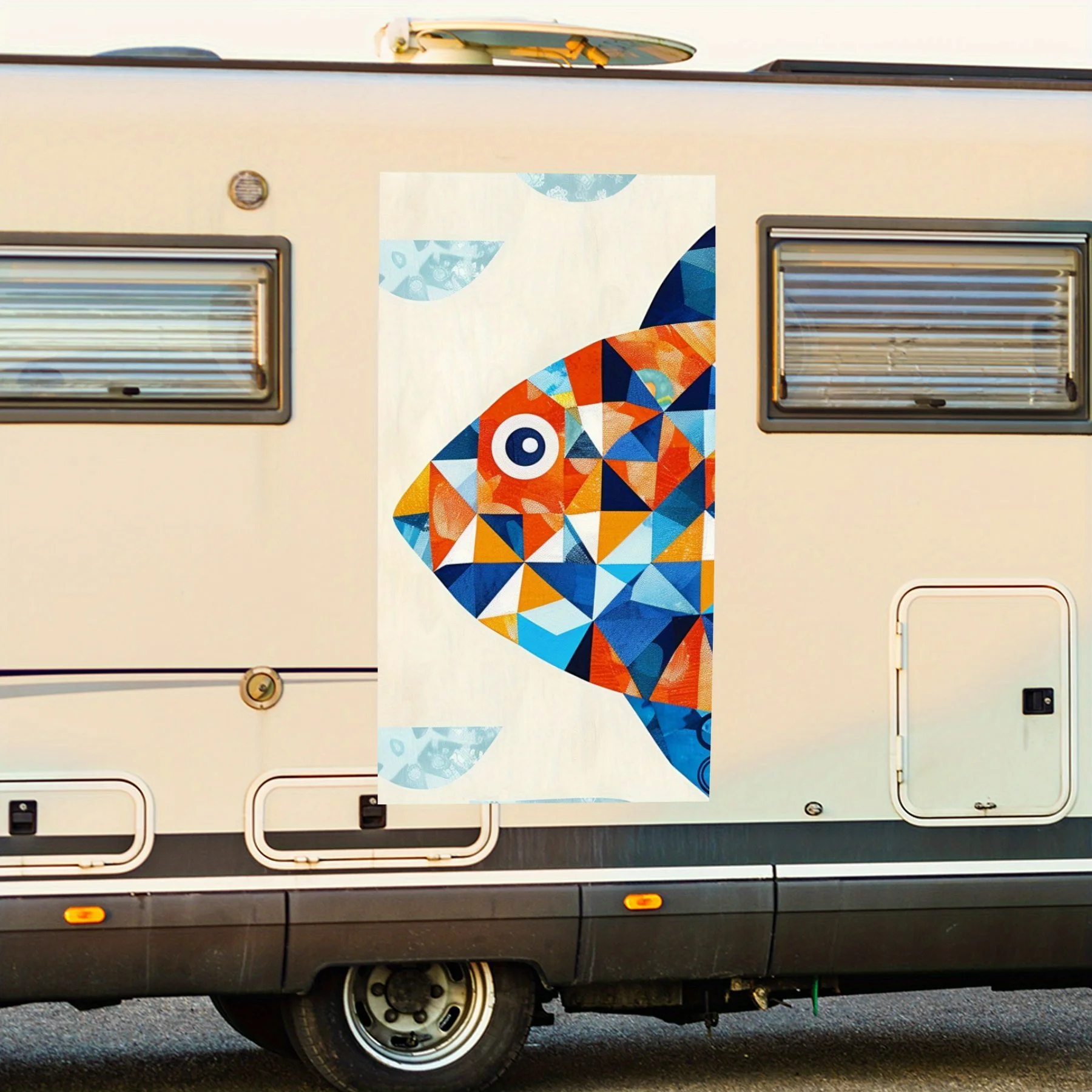 Colorful Mosaic Fish Vinyl Decal for motorhome car door, Waterproof Self-Adhesive Vinyl Stickers, Decoration Protection Automoti
Colorful Mosaic Fish Vinyl Decal for motorhome car door, Waterproof Self-Adhesive Vinyl Stickers, Decoration Protection Automoti