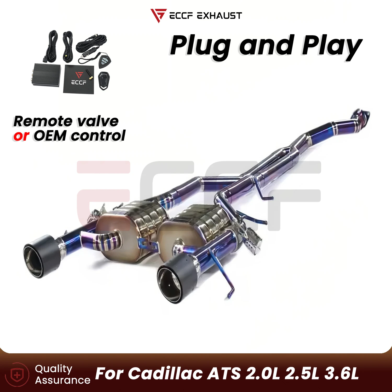 Aggressive Exhaust Sound Titanium Catback Exhaust For Cadillac ATS 2.0L 2.5L 3.6L Plug and Play Performance Upgrade
Aggressive Exhaust Sound Titanium Catback Exhaust For Cadillac ATS 2.0L 2.5L 3.6L Plug and Play Performance Upgrade