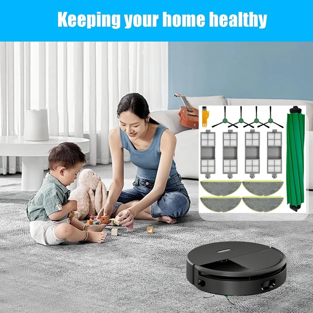 N83R Replacement Dust Compactor Accessory Set For Irobot Roomba 205 Main Side Brush Hepa Filter Mop Cloth Vacuum Cleaner
N83R Replacement Dust Compactor Accessory Set For Irobot Roomba 205 Main Side Brush Hepa Filter Mop Cloth Vacuum Cleaner