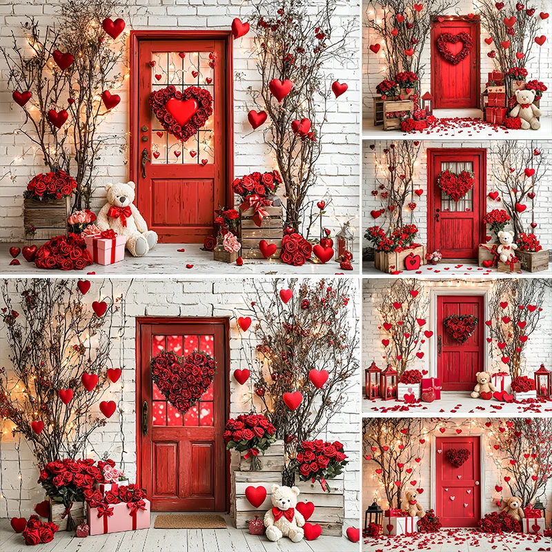 LS Romantic Roses Love Photography Backdrop Wooden Door Brick Wall Flower Valentine Day Background Wedding Decor Photo Studio
LS Romantic Roses Love Photography Backdrop Wooden Door Brick Wall Flower Valentine Day Background Wedding Decor Photo Studio