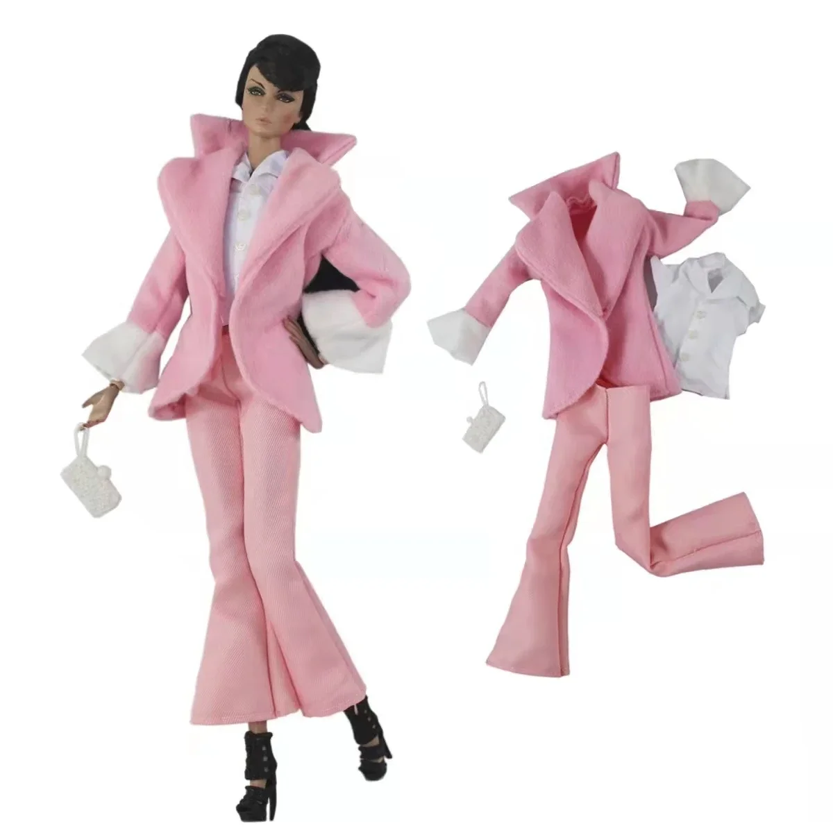 11.5" Pink Trumpet Sleeve Outfits Set for Barbie Doll Clothes for Barbie Accessories Coat Jacket Shirt Tops Pants Suit Toys 1/6
11.5" Pink Trumpet Sleeve Outfits Set for Barbie Doll Clothes for Barbie Accessories Coat Jacket Shirt Tops Pants Suit Toys 1/6