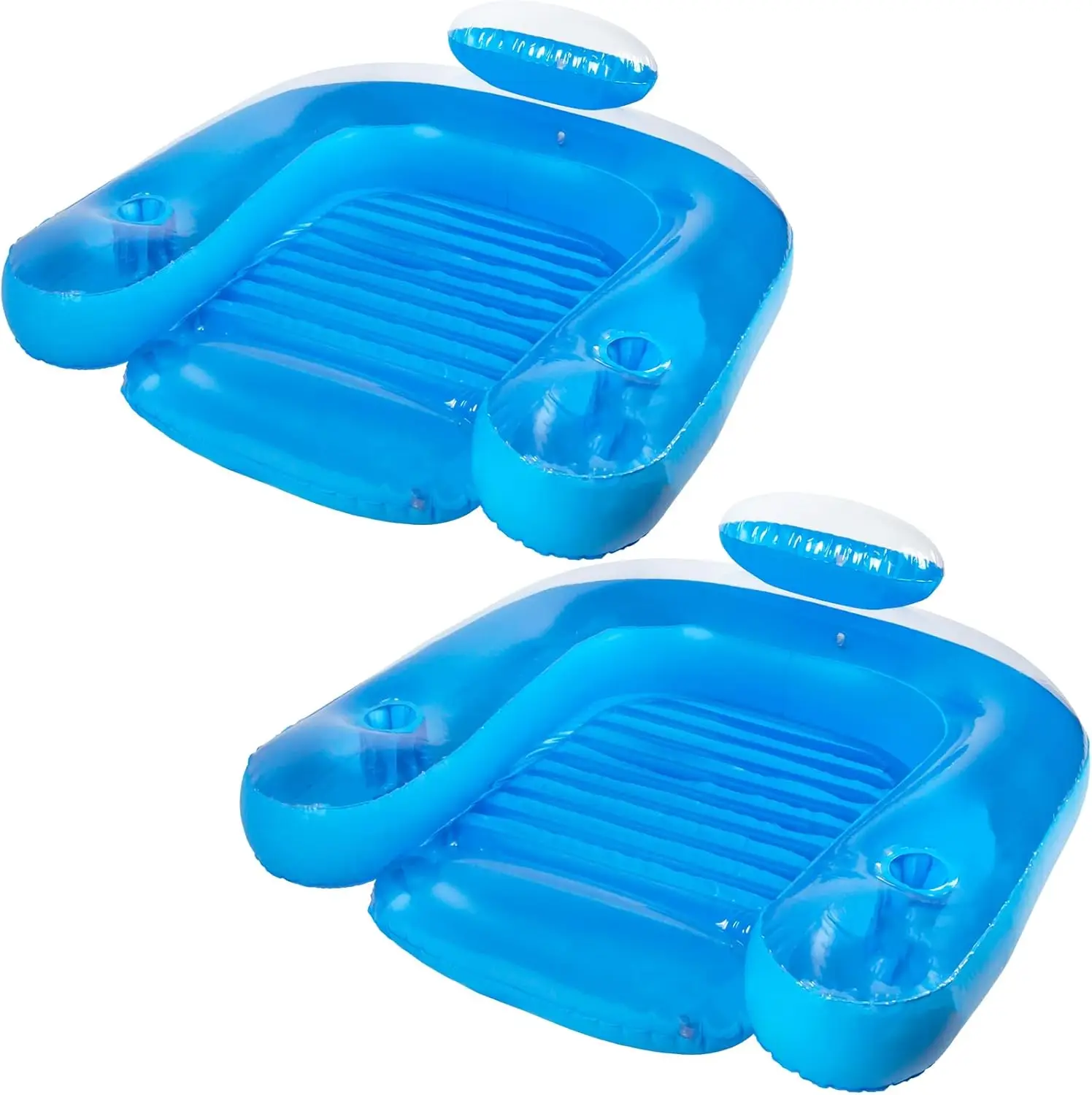 Paradise Water Chair, Inflatable Adult Pool Float Lounge Chair with Backrest, Armrests & Dual Cup Holders, Comfortable
Paradise Water Chair, Inflatable Adult Pool Float Lounge Chair with Backrest, Armrests & Dual Cup Holders, Comfortable