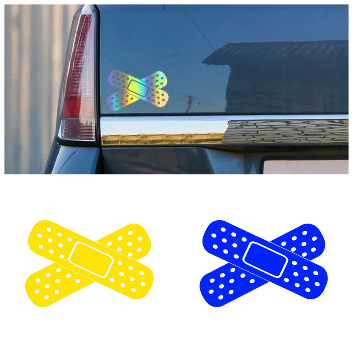 Creative Repair Funny Band Aid Vinyl Decal Sticker for Car Bumper Scratch Window Motorcycle Decor
Creative Repair Funny Band Aid Vinyl Decal Sticker for Car Bumper Scratch Window Motorcycle Decor